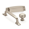 Amerock, Highland Ridge, 3" Straight Pull, Satin Nickel - collection 1