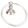 Elements, Fairview, Towel Ring, Satin Nickel