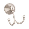 Elements, Newbury, Double Robe Hook, Satin Nickel