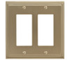 Amerock, Mulholland, 2 Rocker Wall Plate, Golden Champagne