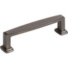 Jeffrey Alexander, Richard, 3 3/4" (96mm) Straight Pull, Brushed Pewter