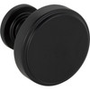 Jeffrey Alexander, Richard, 1 1/4" Round Knob, Matte Black - Alt Image 1