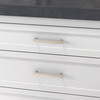 Baldwin, Severin Fayerman, 6" Bar Pull, Satin Nickel - installed