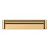 Baldwin, Cup Pull, 6" Transitional Cup Pull, Unlacquered Brass - alt view 1