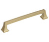 Amerock, Mulholland, 6 5/16" (160mm) Straight Pull, Golden Champagne