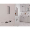 Berenson, Brookridge, 8 13/16" (224mm) Straight Pull, Matte Black - installed 1