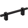 Jeffrey Alexander, Larkin 1, 3 3/4" (96mm) Bar Pull, Matte Black