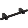 Jeffrey Alexander, Larkin 1, 3 3/4" (96mm) Bar Pull, Matte Black - alt image 2