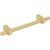 Jeffrey Alexander, Larkin 1, 5 1/16" (128mm) Bar Pull, Brushed Gold - alt image 2