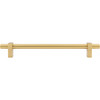 Jeffrey Alexander, Larkin 1, 12" (305mm) Bar Appliance Pull, Brushed Gold - alt image 4
