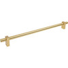 Jeffrey Alexander, Larkin 1, 18" Bar Appliance Pull, Brushed Gold