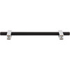 Jeffrey Alexander, Larkin 2, 6 5/16" (160mm) Bar Pull, Matte Black with Polished Chrome - alt image 3