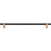 Jeffrey Alexander, Larkin 2, 12" (305mm) Bar Pull, Matte Black with Satin Bronze - alt image 4