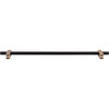 Jeffrey Alexander, Larkin 2, 12" (305mm) Bar Pull, Matte Black with Satin Bronze - alt image 3