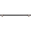 Jeffrey Alexander, Larkin 2, 12" (305mm) Bar Pull, Matte Black with Satin Nickel - alt image 3