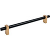 Jeffrey Alexander, Larkin 2, 12" (305mm) Bar Appliance Pull, Matte Black with Satin Bronze