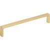 Elements, Walker 2, 6 5/16" (160mm) Straight Pull, Brushed Gold