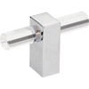 Jeffrey Alexander, Spencer, 2 3/8" Pull Knob, Clear with Polished Chrome