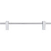 Jeffrey Alexander, Spencer, 6 5/16" (160mm) Bar Pull, Clear with Polished Chrome - alt image 1