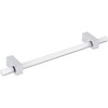 Jeffrey Alexander, Spencer, 6 5/16" (160mm) Bar Pull, Clear with Polished Chrome - alt image 2