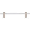 Jeffrey Alexander, Spencer, 6 5/16" (160mm) Bar Pull, Clear with Satin Nickel - alt image 4