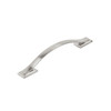 Belwith Hickory, Dover, 5 1/16" (128mm) Curved Pull, Satin Nickel