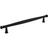 Top Knobs, Coddington, Coddington, 12" (305mm) Appliance Bar Pull, Flat Black - alt view