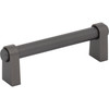 Top Knobs, Coddington, Lawrence, 3 3/4" (96mm) Straight Pull, Ash Gray - alt view