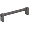 Top Knobs, Coddington, Lawrence, 5 1/16" (128mm) Straight Pull, Ash Gray - alt view