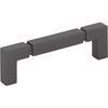 Top Knobs, Coddington, Langston, 3 3/4" (96mm) Straight Pull, Ash Gray - alt view