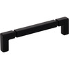 Top Knobs, Coddington, Langston, 5 1/16" (128mm) Straight Pull, Flat Black - alt view