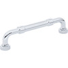 Top Knobs, Coddington, Holden, 5 1/16" (128mm) Straight Pull, Polished Chrome - alt view