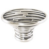 Edgar Berebi, Urban Metro, Newbury, 1 5/8" Oval Knob, Burnish Silver Plate