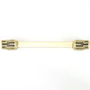 Edgar Berebi, Urban Metro, Newbury, 4" Straight Pull, Burnish Brass - alt image 1