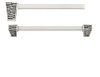 Edgar Berebi, Urban Metro, Newbury, 8" Straight Appliance Pull, Matte Silver Plate