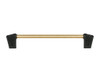 Edgar Berebi, Urban Metro, Rivoli, 8" Straight Pull, Jet with Brass