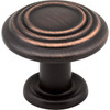 Elements, Vienna, 1 1/4" Knob, Brushed Oil Rubbed Bronze
