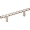 Elements, Naples, 3 3/4" (96mm), 6 1/8" Total Length Bar Pull, Satin Nickel