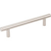 Elements, Naples, 5 1/16" (128mm), 6 15/16" Total Length Bar Pull, Stainless Steel