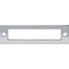 Top Knobs, Lynwood, Hollin, 3 3/4" (96mm) Pull Backplate, Polished Chrome