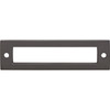 Top Knobs, Lynwood, Hollin, 3 3/4" (96mm) Pull Backplate, Ash Gray