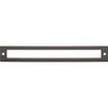 Top Knobs, Lynwood, Hollin, 7 9/16" (192mm) Pull Backplate, Ash Gray