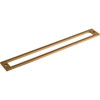 Top Knobs, Lynwood, Hollin, 8 13/16" (224mm) Pull Backplate, Honey Bronze - alt view