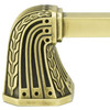 Edgar Berebi, Urban Metro, Saville, 4" (102mm) Straight Pull, Burnish Brass - alt view 2