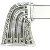 Edgar Berebi, Urban Metro, Saville, 12" (305mm) Straight Appliance Pull, Burnish Silver Plate - alt view