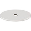 Top Knobs, Sanctuary, 1 1/2" Oval Knob Backplate, Polished Chrome