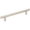 Elements, Naples, 6 5/16" (160mm), 8 11/16" Total Length Bar Pull, Satin Nickel