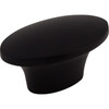 Top Knobs, Dakota, Oval, 1 1/2" (38mm) Round Knob, Flat Black - alt view