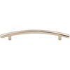 Top Knobs, Nouveau, Curved, 6 5/16" (160mm) Curved Bar Pull, Polished Nickel