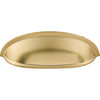 Top Knobs, Somerset, 3" (76mm) Cup Pull, Honey Bronze